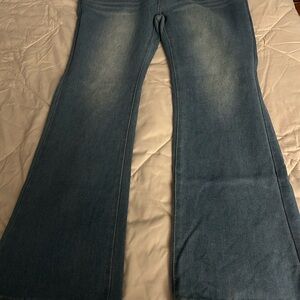 Holy grail tummy control boot cut jeans